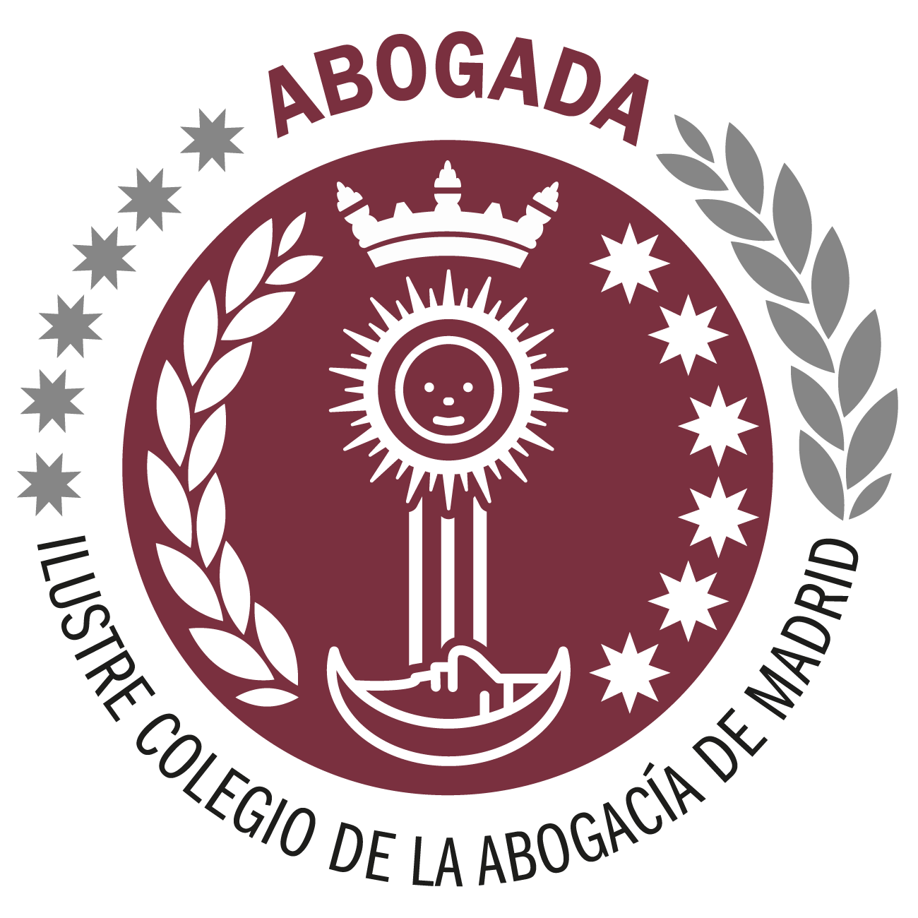 Sello de Abogada del Ilustre Colegio de la Abogacía de Madrid (ICAM) de Carolina Baúlo